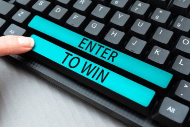 Enter To Win 'i gösteren metin işareti, konseptin anlamı ödül ya da kazanma şansı karşılığında bir şeyin değiş tokuşudur