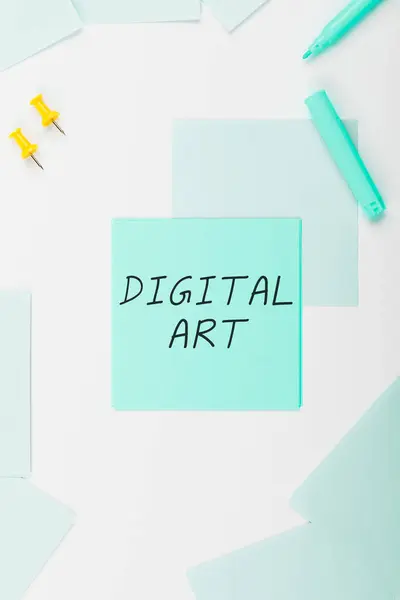 Texto Que Mostra Inspiração Arte Digital Ideia Negócio Uso Habilidade — Fotografia de Stock