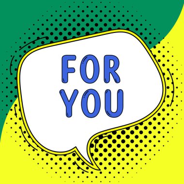 Text caption presenting For You, Business showcase Gift specially made special deliver Card greeting Thankfulness