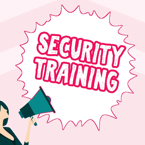 Text caption presenting Security Training, Business approach providing security awareness training for end users