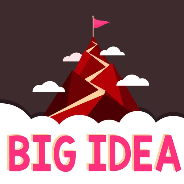 Conceptual Display Big Idea Business Concept Having Great Creative Innovation — Stockfoto