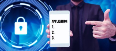 El yazısı uygulaması, iş tanıtımı resmi ve genellikle yazılı bir form için bir sipariş