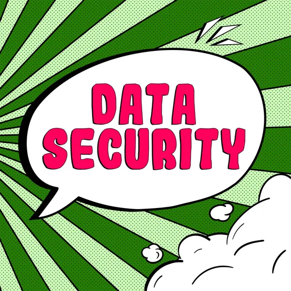 Yazısı Metni Veri Güvenliği Vitrini Gizlilik Diski Şifreleme Yedekleme Parola — Stok fotoğraf