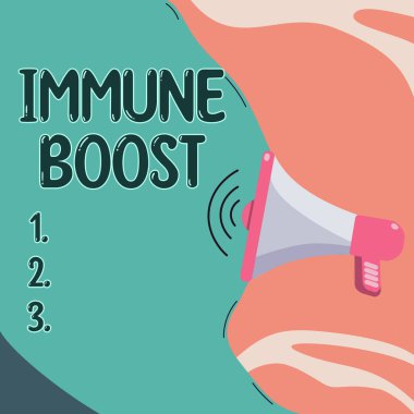 Writing displaying text Immune Boost, Business approach being able to resist a particular disease preventing development of pathogens