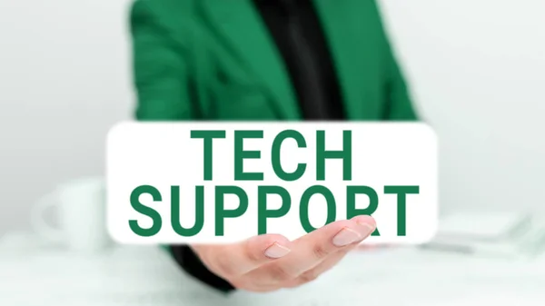 Conceptual Display Tech Support Business Approach Unterstützung Von Personen Die — Stockfoto