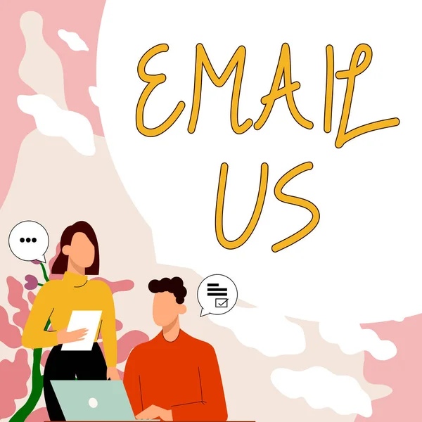 Σύνδεση Εμφάνισης Email Ιντερνετ Concept Αποστολή Εμπορικού Μηνύματος Ομάδα Ανθρώπων — Φωτογραφία Αρχείου