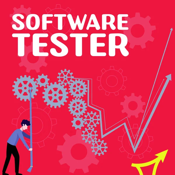 Inspiration showing sign Software Tester, Business approach implemented to protect software against malicious attack