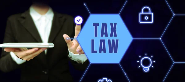 表示テキストの表示税法 資産価値又は取引に関する政府の評価のための単語 — ストック写真