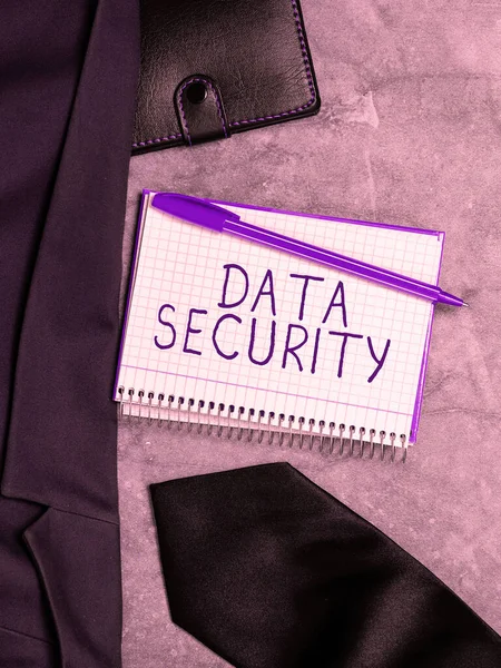 Handwriting Text Data Security Word Written Confidentiality Disk Encryption Backups — Stock Photo, Image