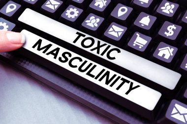 El yazısı toksik erkeklik, iş kavramı erkek cinsiyet rolü hakkında dar baskıcı fikirler tanımlıyor