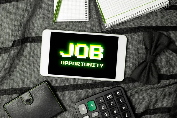Conceptuele Weergave Job Opportunity Business Showcase Een Kans Werk Kans — Stockfoto