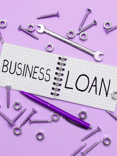 Business Loan Internet Concept Credit Mortsual Financial Assistance Cash Advances — 스톡 사진