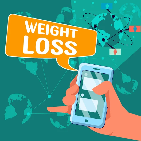 Textschild Mit Gewichtsverlust Business Schaufenster Verringerung Der Körperflüssigkeit Muskelmasse Reduzieren — Stockfoto