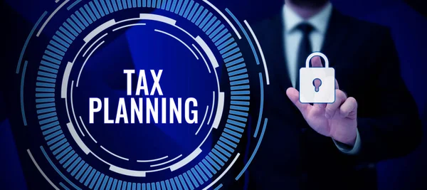 Tax Planning Business Overview Analysis Financial Situation Plan Tax View — 스톡 사진
