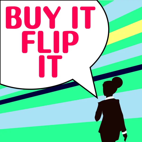 Zarejestruj Wyświetlanie Kup Flip Przegląd Biznesowy Kup Coś Naprawić Następnie — Zdjęcie stockowe