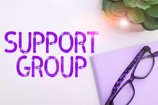 Conceptual Caption Support Group Business Showcase Number People Involved Service — Fotografia de Stock