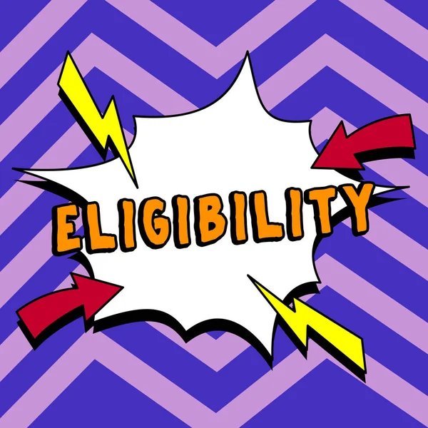 Znaki Pisma Ręcznego Kwalifikowalność Business Showcase Państwo Posiadające Prawo Robienia — Zdjęcie stockowe
