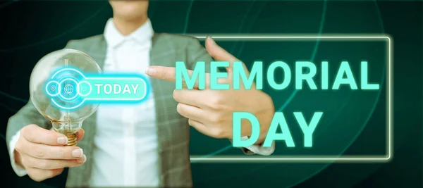 Концептуальний День Пам Яті Діловий Підхід Вшанувати Пам Ятати Загиблих — стокове фото