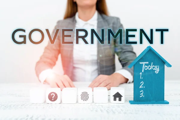 Koncepcyjne Wyświetlanie Rząd Internet Concept Grupa Osób Uprawnieniami Rządzenia Spółką — Zdjęcie stockowe