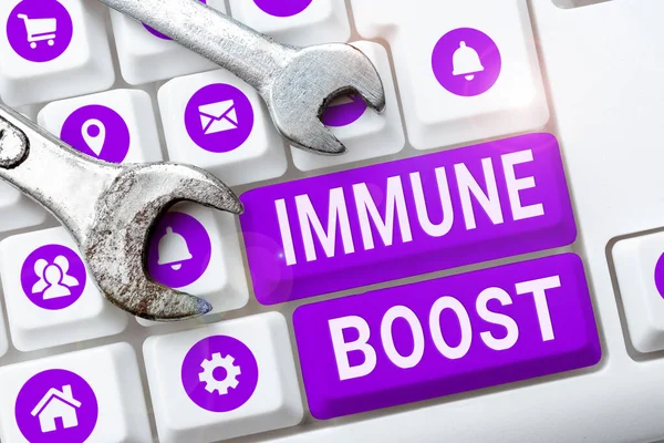 Inspiration Showing Sign Immune Boost Conceptual Photo Being Able Resist — Stok fotoğraf