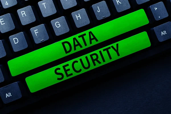 Conceptual Caption Data Security Business Showcase Confidentiality Disk Encryption Backups — Stock Photo, Image