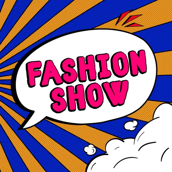 Текст Показує Натхнення Fashion Show Бізнес Концепція Включає Стилі Одягу — стокове фото