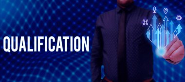 El yazısı niteliği, Kavram anlamı: Belirli bir işi yapmak için resmi izin ve sertifika