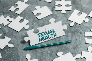 Conceptual caption Sexual Health, Business overview Healthier body Satisfying Sexual life Positive relationships