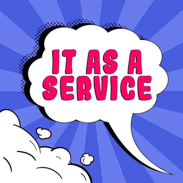 Konzeptionelle Darstellung Service Business Präsentiert Informationstechnologie Die Dienstleistungen Für Unternehmen — Stockfoto