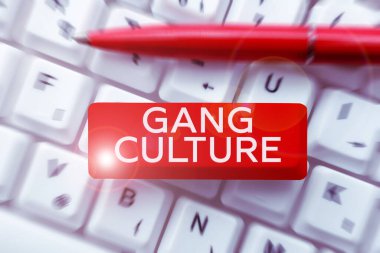 Inspiration showing sign Gang Culture, Word Written on particular organization of criminals or group of gangsters that follow ones habits
