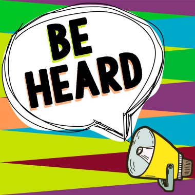 Metin başlığı sunar: Duyulsun, iş dünyası vitrini tam bir duygusal ve fiziksel refahı teşvik eder.