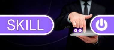 Kavramsal gösterim becerisi, bilgiyi etkili ve kolayca kullanabilme becerisi üzerine yazılmış sözcük.