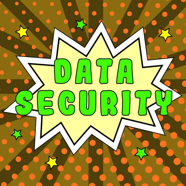 Ручний Напис Знак Data Security Word Написано Конфіденційність Диск Шифрування — стокове фото
