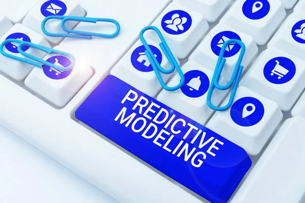 Conceptual Caption Predictive Modeling Business Showcase Maintenance Strategy Driven Predictive — 스톡 사진