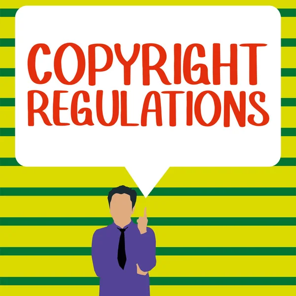 Begriffliche Bildunterschrift Urheberrechtsvorschriften Unternehmensübersicht Rechtskörper Der Die Ursprünglichen Werke Der — Stockfoto