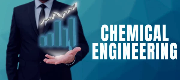Inspiratie Uithangbord Chemical Engineering Business Approach Ontwikkelen Van Zaken Die — Stockfoto