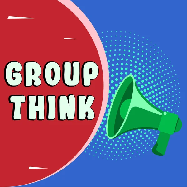 Writing Displaying Text Group Think Business Concept Gather Either Formally — 스톡 사진