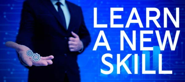 Conceptual Display Learn New Skill Business Showcase Acquisition Knowledge Study — Zdjęcie stockowe