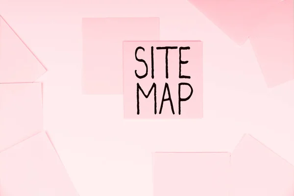 Conceptual caption Site Map, Conceptual photo designed to help both users and search engines navigate the site