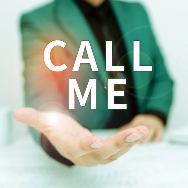 Вдохновляющий Знак Call Обзор Бизнеса Просят Общении Телефону Поговорить — стоковое фото