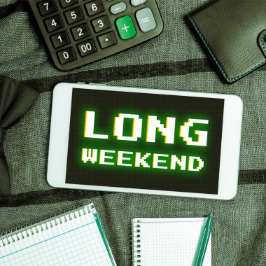 Uzun Hafta Sonu, Uzun Konsept fotoğraf, Uzun Tatil Tatil Sezonu Dinlenme Zamanı