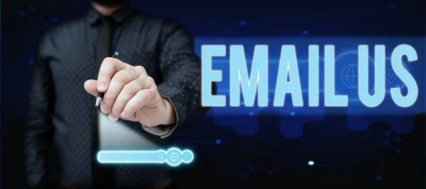 Inspiracja Pokazując Znak Email Koncepcja Znaczenie Wysyłanie Wiadomości Handlowych Grupy — Zdjęcie stockowe