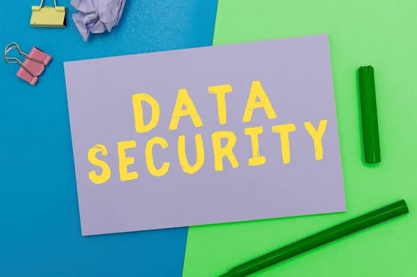 Handwriting Text Data Security Concept Meaning Confidentiality Disk Encryption Backups — Stock Photo, Image