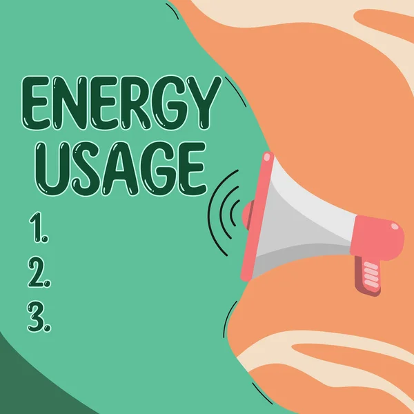 에너지 사용량 아이디어 에너지 과정이나 시스템에 — 스톡 사진