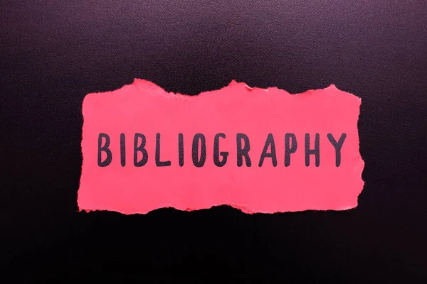 Bibliography Business Showcase 저자와 관련된 기록물 — 스톡 사진