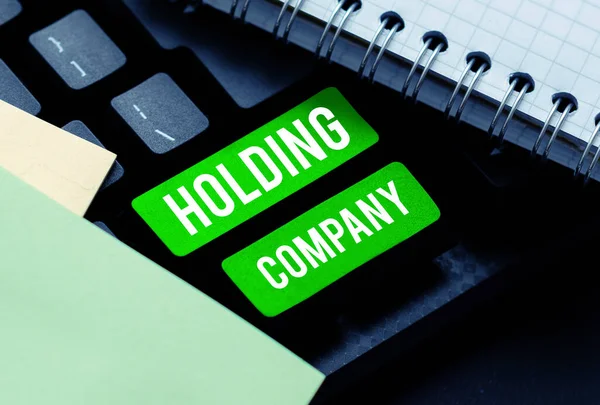 Εννοιολογική Λεζάντα Holding Company Word Stock Property Other Financial Assets — Φωτογραφία Αρχείου