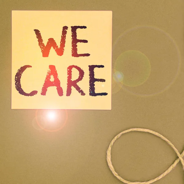 Fogalmi Megjelenítés Care Internet Concept Support You Segítségnyújtás Ajánlatkezelés Vagy — Stock Fotó