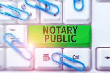 Noter Kamu, İş Konsepti Yasal Belgelendirme Sözleşmesi 'ni sunan metin başlığı