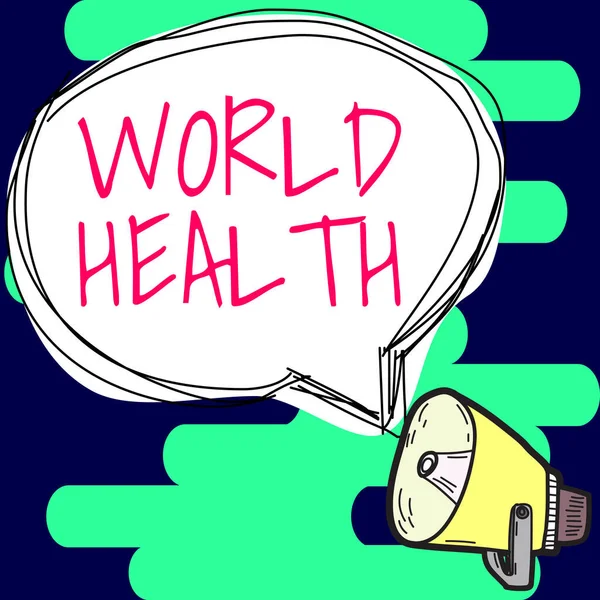 Handwriting Text World Health Business Concept World Day Action Dedicated —  Fotos de Stock
