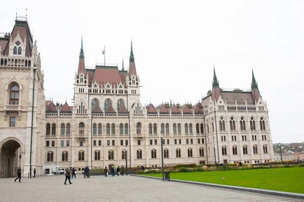 Budapeste Hungria Outubro 2022 Vista Geral Parlamento Húngaro Budapeste — Fotografia de Stock